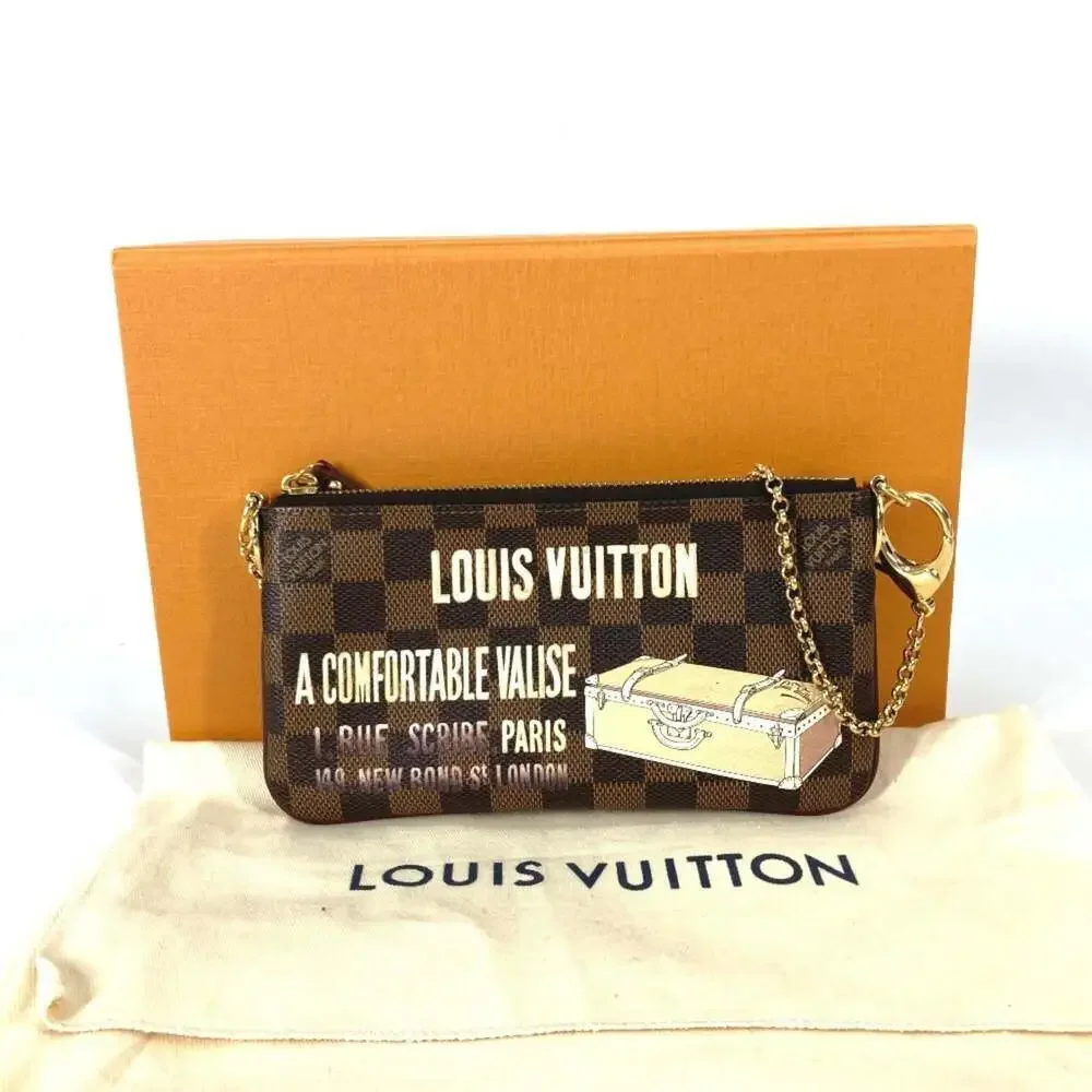 LOUIS VUITTON Brown Damier Canvas Pochette Shoulder Bag
